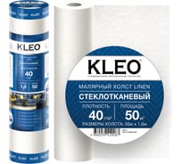 Малярный стеклохолст KLEO 1.00x50 м KLEO LINEN 40/50m