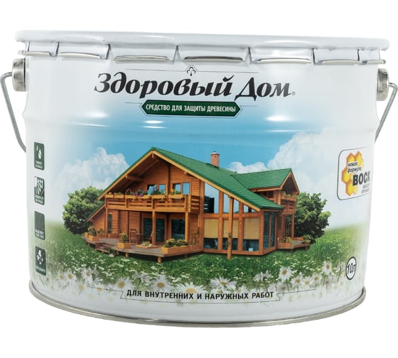 Деревозащитное средство Здоровый Дом Сосна 10 л 90000857523