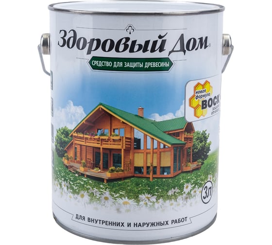 Деревозащитное средство Здоровый Дом палисандр 3 л 90000857559