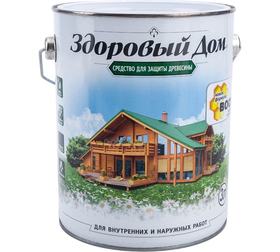 Деревозащитное средство Здоровый Дом сосна 3 л 90000857519 1