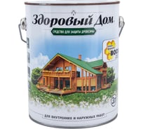 Деревозащитное средство Здоровый Дом рябина 3 л 90000857536