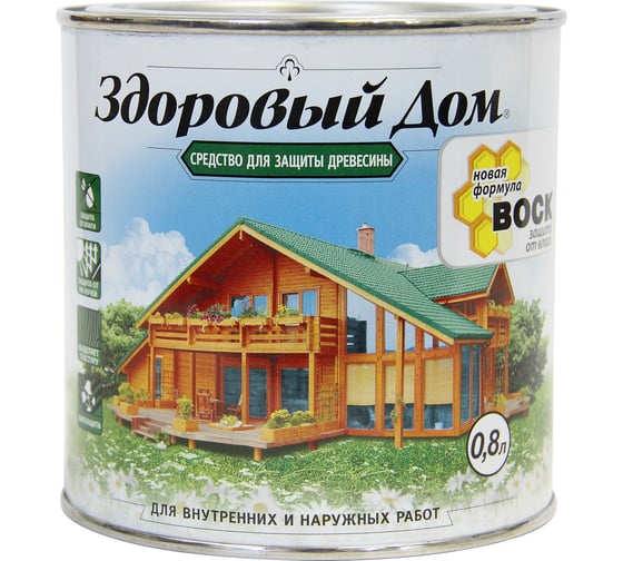 Деревозащитное средство Здоровый Дом сосна 0,8 л 90000857517 1