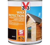 Алкидный антисептик для дерева с добавлением воска V33 WAX PROTECTION венге 117373