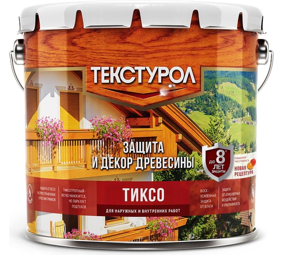 Деревозащитное средство Текстурол тиксо калужница 3л 90002002841 1