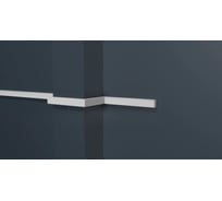 Стеновой ударопрочный влагостойкий молдинг под покраску Decor-Dizayn 10x6x3000 мм DD632(3m)