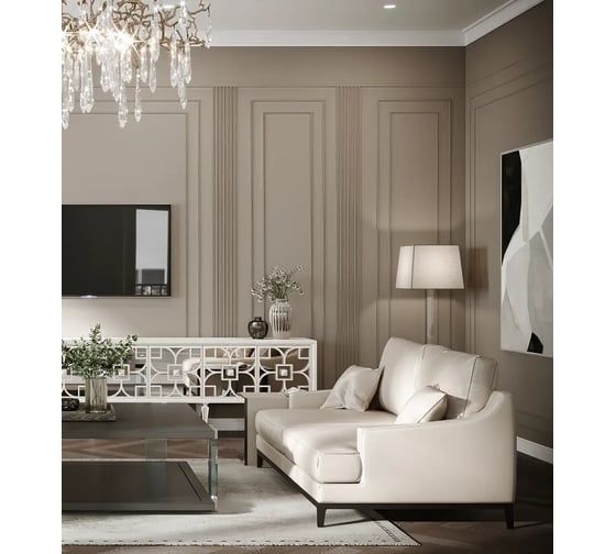 Стеновая ударопрочная влагостойкая панель под покраску Decor-Dizayn 220x13x3000 мм DD922(3m)