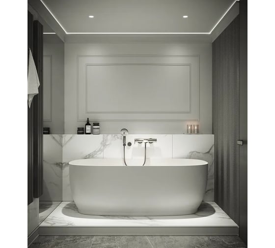 Стеновой ударопрочный влагостойкий молдинг под покраску Decor-Dizayn 15x13x2000 мм DD627