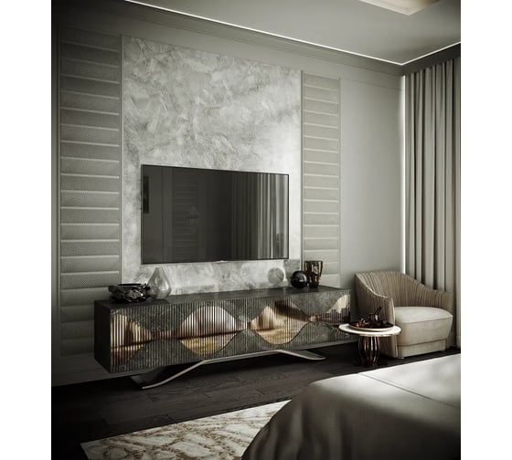 Стеновая ударопрочная влагостойкая панель под покраску Decor-Dizayn 220x10x3000 мм DD920(3m)