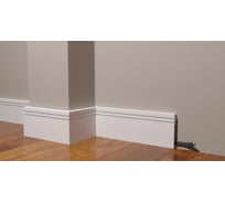 Стеновой ударопрочный влагостойкий плинтус под покраску Decor-Dizayn 100x15x2000 мм DD719