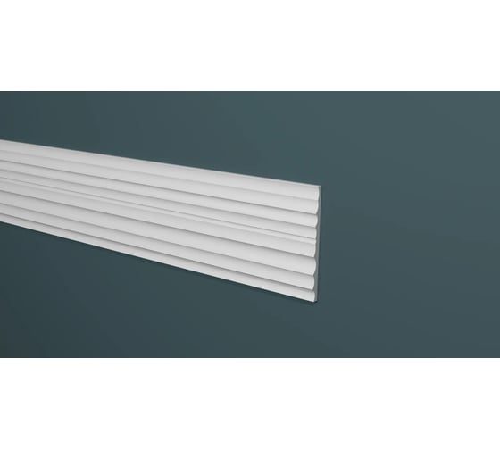 Стеновая ударопрочная влагостойкая панель под покраску Decor-Dizayn 150x11.2x3000 мм DD923(3m)