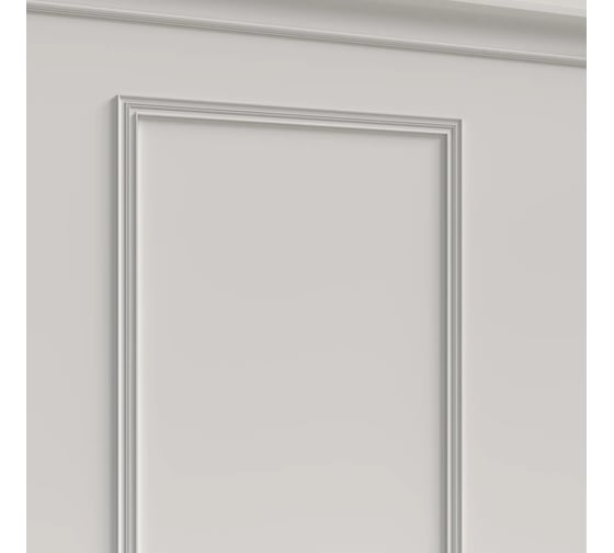 Стеновой ударопрочный влагостойкий молдинг под покраску Decor-Dizayn 40x10x2000 мм DD629