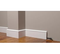 Стеновой ударопрочный влагостойкий плинтус под покраску Decor-Dizayn 90x13x2000 мм DD715