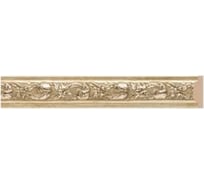 Стеновой ударопрочный влагостойкий молдинг Decor-Dizayn темное серебро, 20x10x2400 мм 102-933