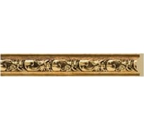 Стеновой ударопрочный влагостойкий молдинг Decor-Dizayn червонное золото, 20x10x2400 мм 102-552