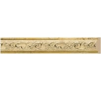 Стеновой ударопрочный влагостойкий молдинг Decor-Dizayn светлое золото, 20x10x2400 мм 102-553