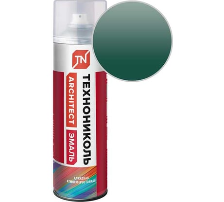 Аэрозольная эмаль Технониколь зелёный мох 6005, 520 мл TN768562
