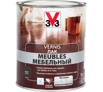 Акриловый мебельный лак V33 глянцевый венге 102212