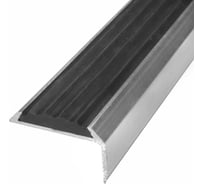 Порог-угол Трибатрон Ал-990 1 м, с резиновой вставкой, без окраски 88086