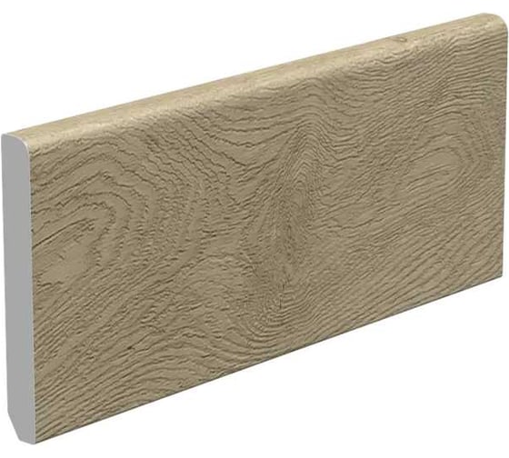 Каменно-полимерный плинтус Alpine Floor 80 мм, 2,2 м, миндаль SK 11-6