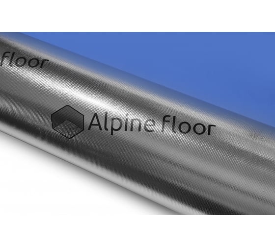 Подложка Alpine Floor silver foil blue eva, 1,5 мм, 10 м2 SF02