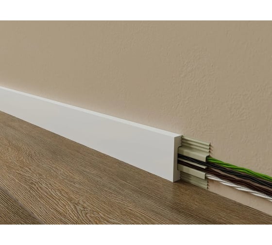 Универсальный моллдинг Alpine Floor Анжи, настенный/дверной профиль, UHD-полимер, Tanle, 60 мм, 2 м TL016009