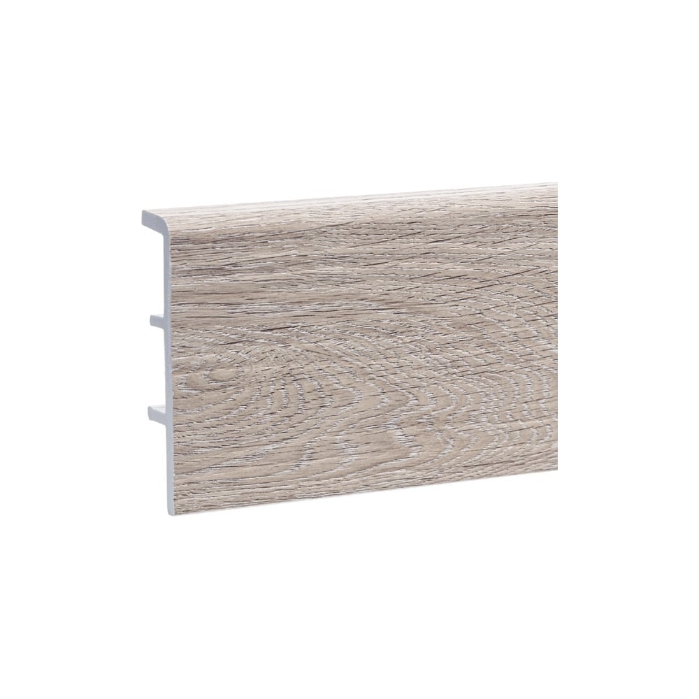 Напольный плинтус Alpine Floor ПВХ, rico concept, 80 мм, 2,2 м, дуб ...