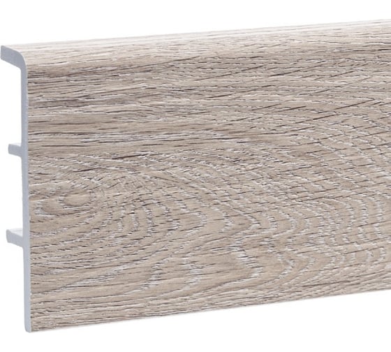 Напольный плинтус Alpine Floor ПВХ, rico concept, 80 мм, 2,2 м, дуб латте RC80103 1