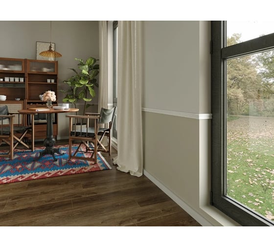 Настенно-потолочный молдинг Alpine Floor Анси, UHD-полимер, Tanle, 42 мм, 2 м TL014204