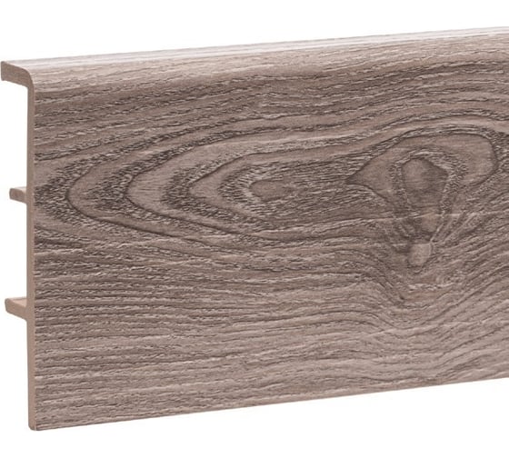 Напольный плинтус Alpine Floor ПВХ, rico concept, 80 мм, 2,2 м, дуб имбирь RC80207 1