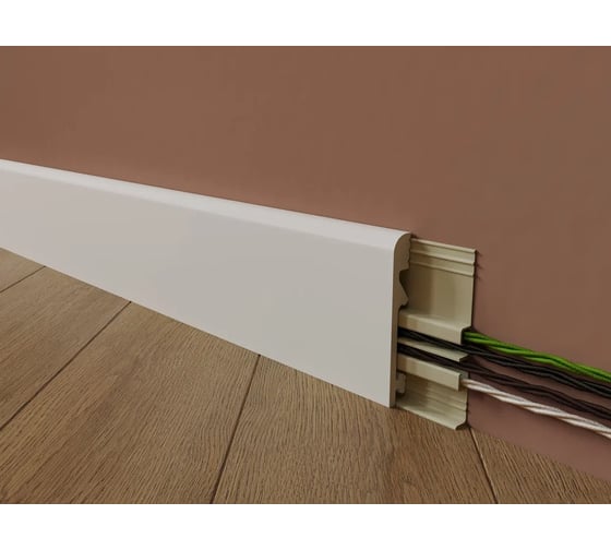 Напольный плинтус Alpine Floor Лавуар, UHD-полимер, Tanle, 100 мм, 2 м TL011011
