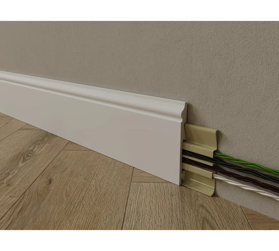 Напольный плинтус Alpine Floor Ноэль, UHD-полимер, Tanle, 105 мм, 2 м TL011506