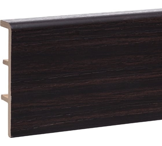 Напольный плинтус Alpine Floor ПВХ, rico concept, 80 мм, 2,2 м, венге мали RC80209 1