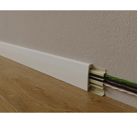 Напольный плинтус Alpine Floor Виро, UHD-полимер, Tanle, 70 мм, 2 м TL017003