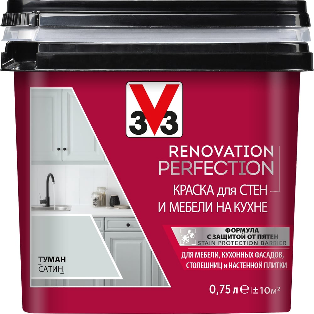 Renovation perfection краска для стен и мебели