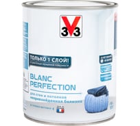 Краска для стен и потолка V33 Blanc Perfection глубокоматовая база А 106867