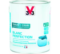 Краска для стен и потолка V33 Blanc Perfection глубокоматовая база А 106868