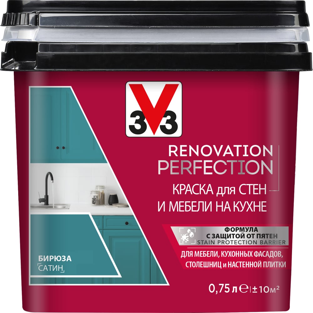 Renovation perfection краска для стен и мебели