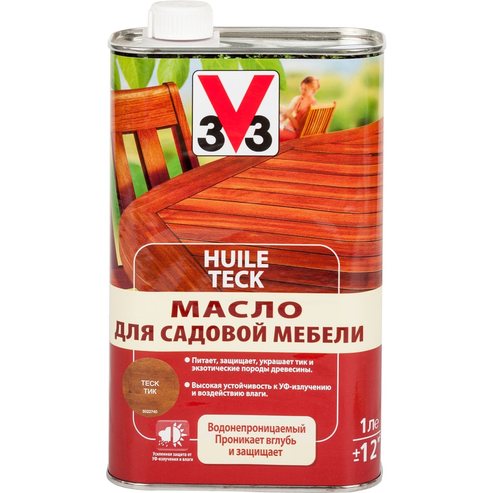 Масло для садовой мебели V33 Тик 108016 - выгодная цена, отзывы ...