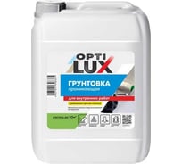 Грунтовка ОПТИЛЮКС проникающая, для внутренних работ, 10л 03045