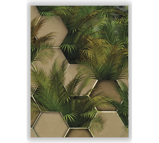 Фотообои Fbrush Бетон и листья 2x2,7 e-22114330 1