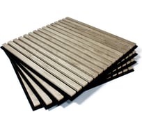 Акустические декоративные панели Wood App cube дуб капучино, 600x600x22 мм 03-03-600