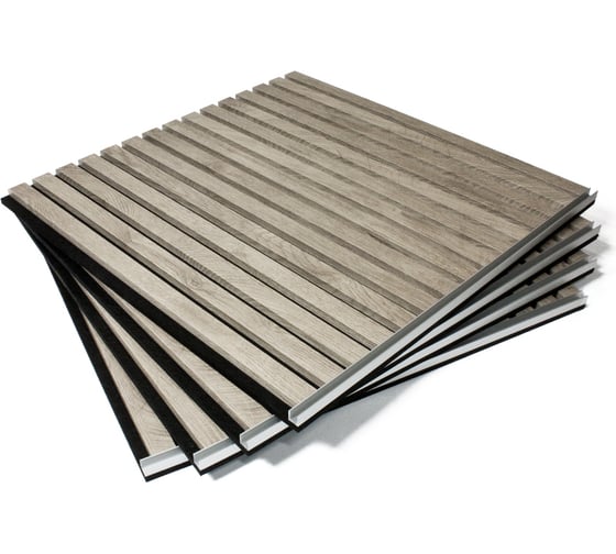 Акустические декоративные панели Wood App cube дуб капучино, 600x600x22 мм 03-03-600