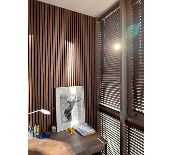 Торцевые планки Wood App орех королевский темный, 2780x27x22 мм 04-02-2780