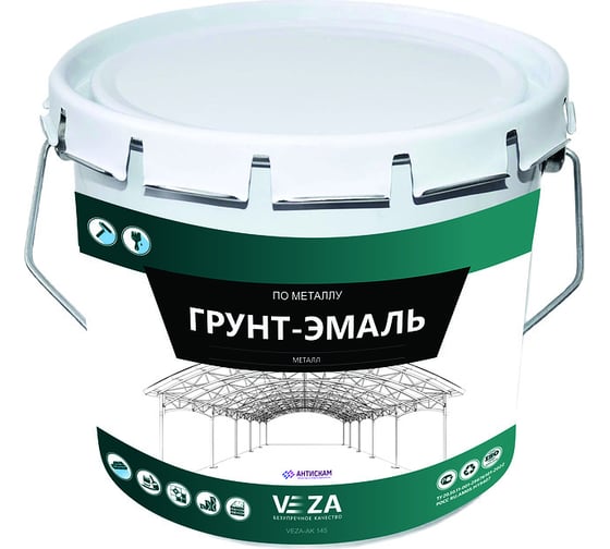 Акриловая грунт-эмаль для металла Veza 05АК145