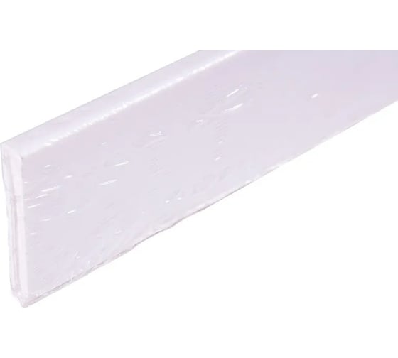 Плинтус Arbiton STIQ S0611W белый, 2200x60x10 мм, 10 штук в упаковке 554127