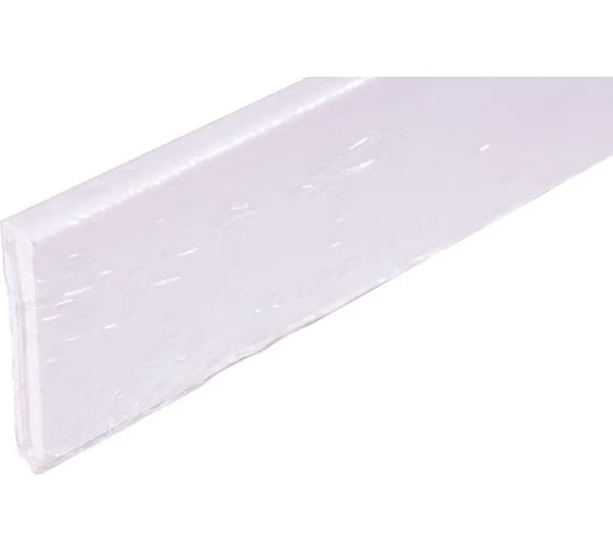 Плинтус Arbiton STIQ S0820W белый, 2200x80x10 мм, 10 штук в упаковке 554126