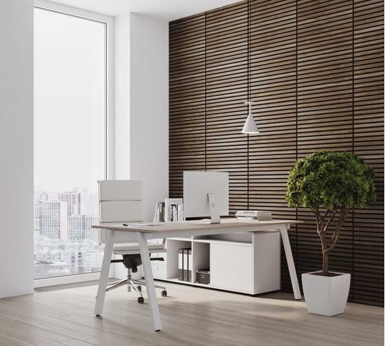 Акустические декоративные панели Wood App cube орех королевский темный, 600x600x22 мм 03-02-600