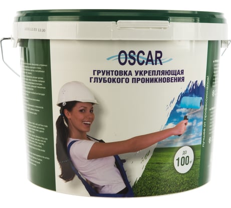 Укрепляющая грунтовка глубокого проникновения Oscar ведро 10 кг GV os-10kg
