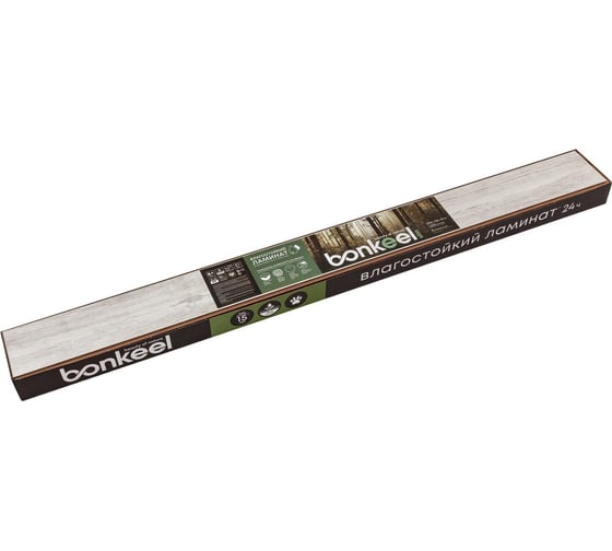 Влагостойкий ламинат Bonkeel Slim Wood 310 4V mini, 1292x116x8 мм, 32 класс 591391