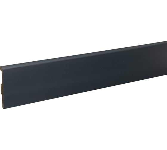 Плинтус Bonkeel Top HDPS 03 графит, 2000x80x14 мм 585416
